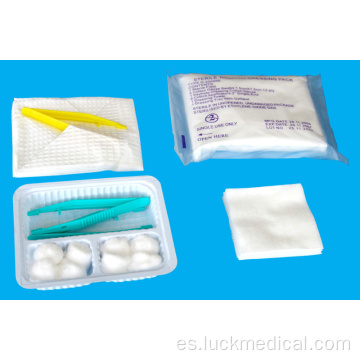 Paquete de aderezo médico desechable estéril